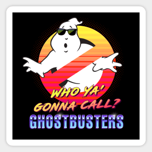 Vaporwave Ghostbusters Magnet